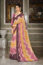 Laxmipati Bansuri Chiffon Butti Multicolor Saree