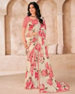 Laxmipati Gulistaan chiffon saree