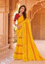 Madhubala yellow saree