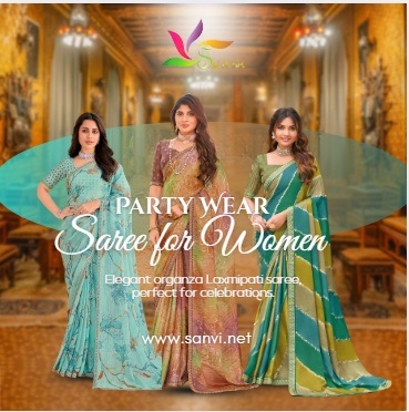 Party wear saree for women